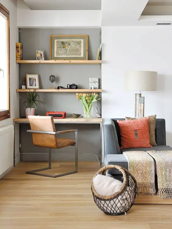 wall home office