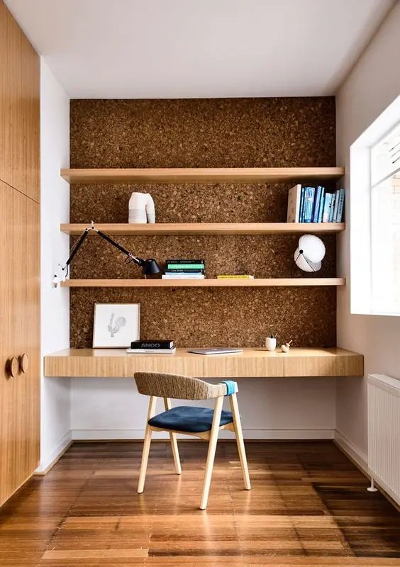 rustic home office