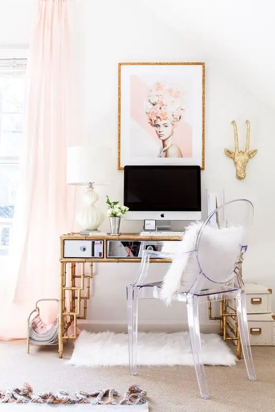 glam home office
