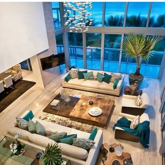 ocean themed living room