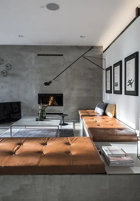 trendy living room