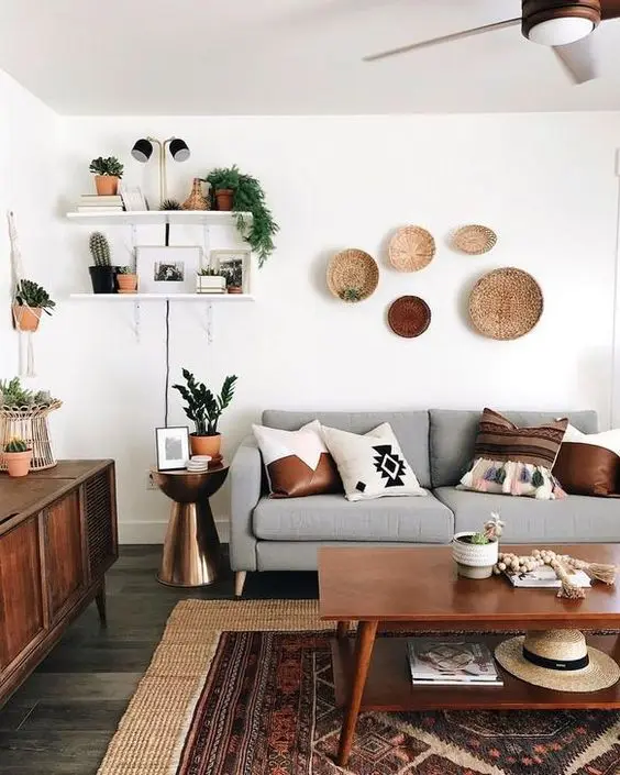 modern mediterranean living room