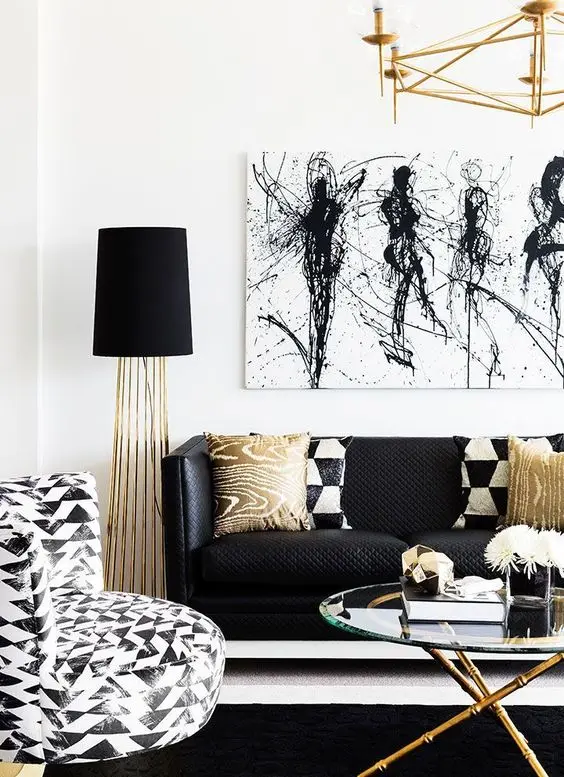 edgy living room design
