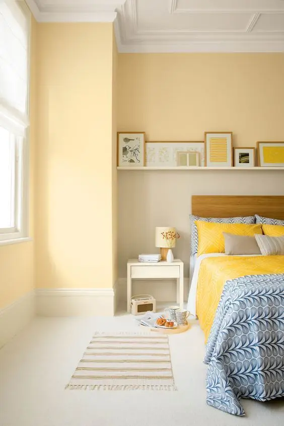 yellow bedroom
