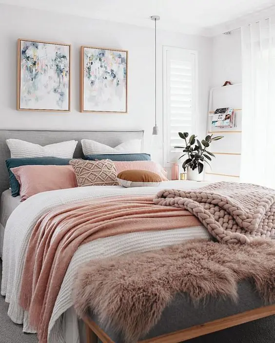comfortable bed