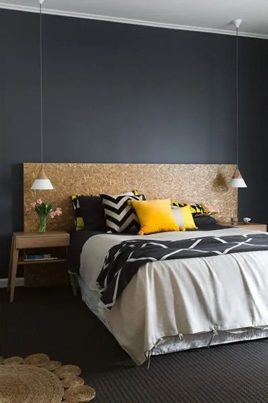 black bedroom