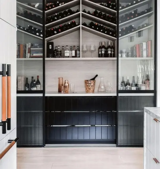 The Cocktail Pantry home bar: For people who love to entertain at home, this huge cocktail pantry is a must