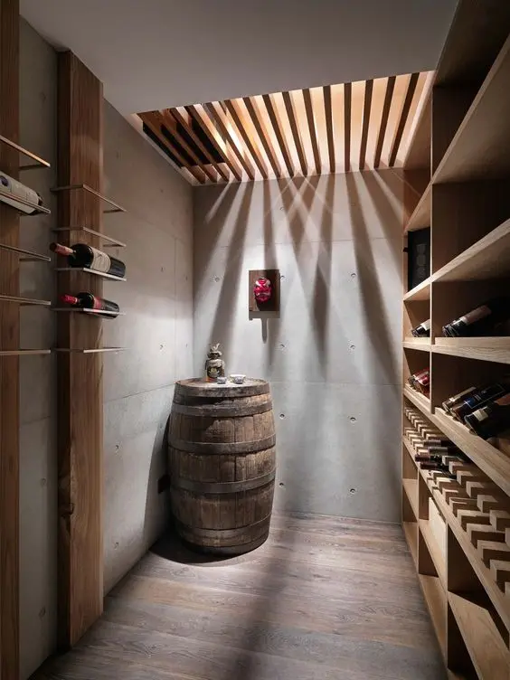 Tuscan Cellar home bar: Peaceful, charming and pastoral