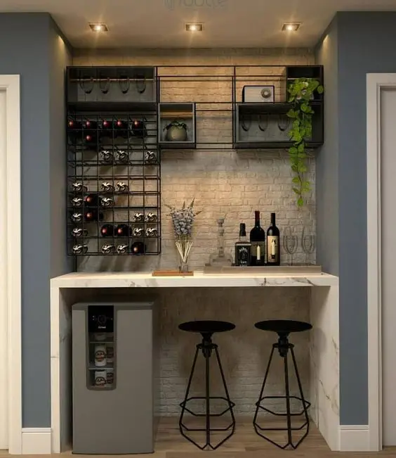 Chic Nook home bar: Why go out when you can enjoy your favourite drink from your own chic home bar?