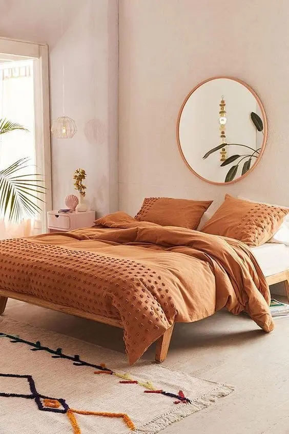 trendy minimalist bedroom