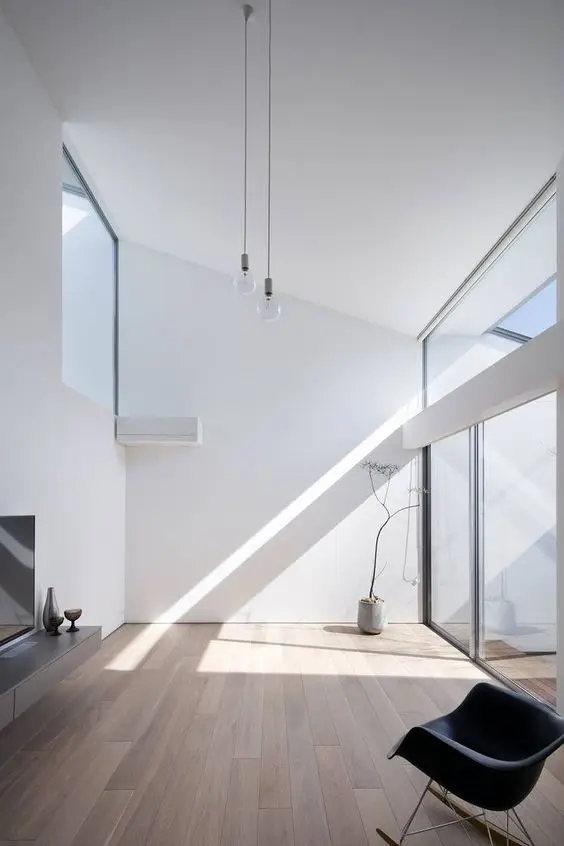 ultra modern minimalist living room