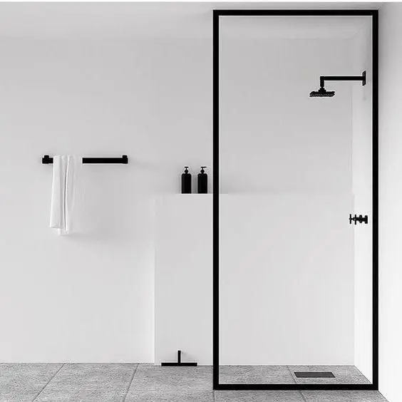 white minimalist bathroom