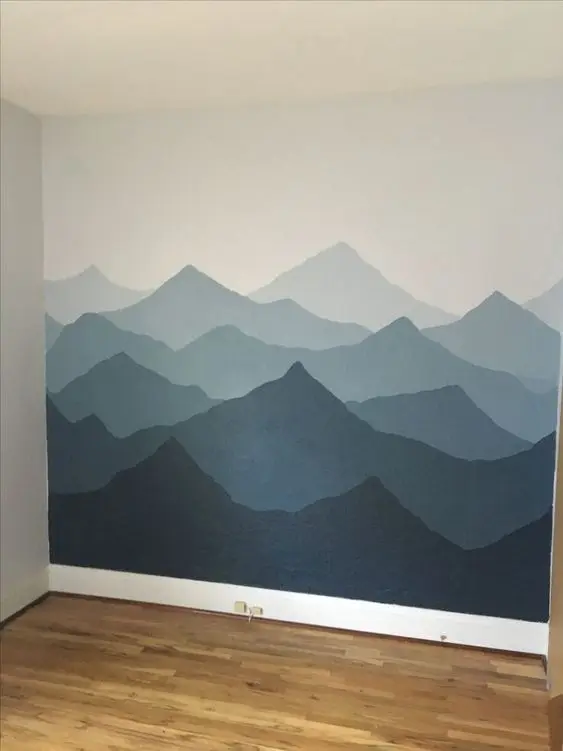 Blue Mountains wall paint: Relaxing, cool and fascinating