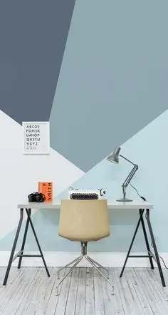 Nordic Blues wall paint: Blue-grey shades are typical of the cool, modern and minimalist interiors of Scandinavian designs