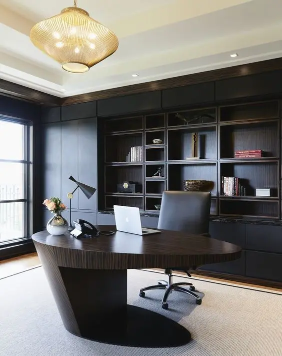 edgy modern home office