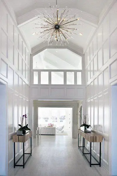 classic white foyer