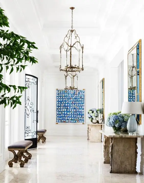 beautiful european foyer