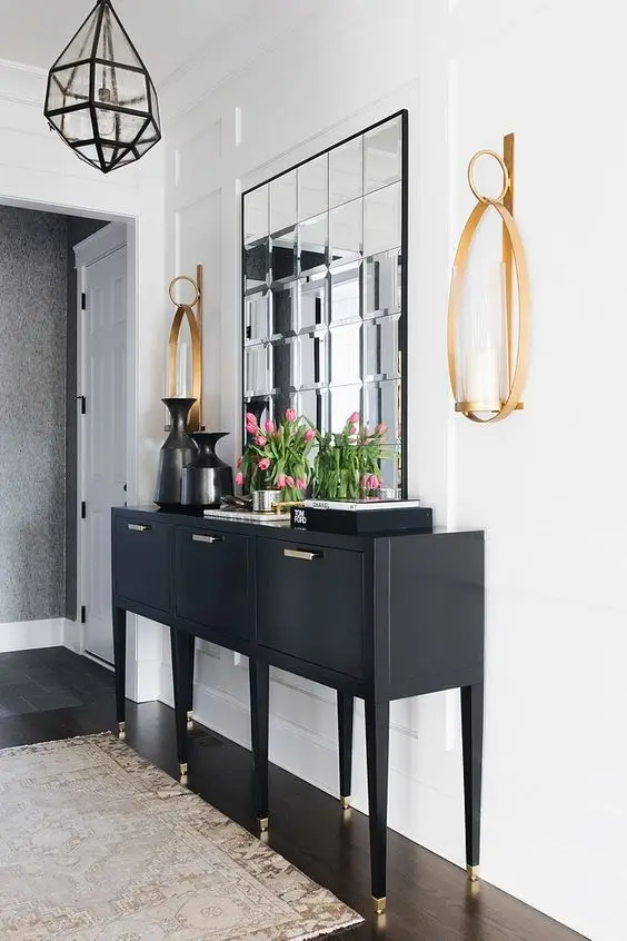 chic stylish foyer
