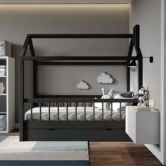 modern minimalist kids bedroom