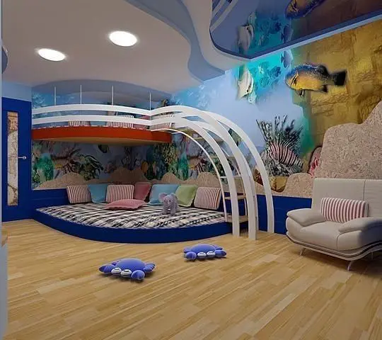 under the sea themed bedroom