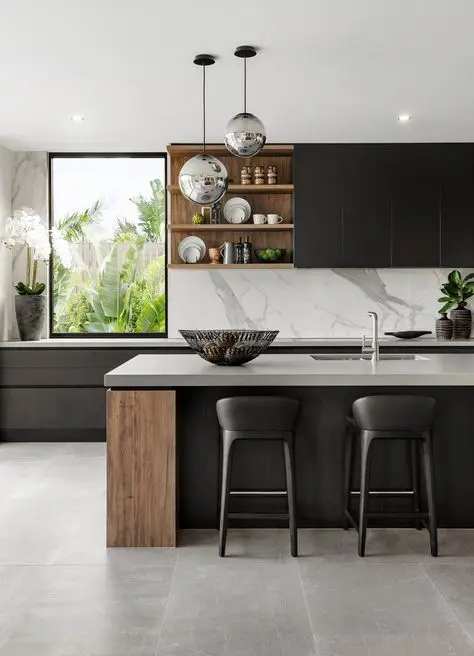 elegant modern kitchen