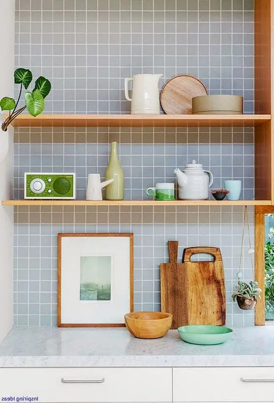 mid-century modern kitchen