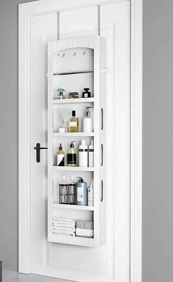 door storage rack