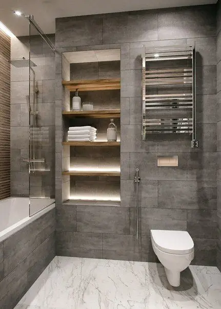 elegant small bathroom