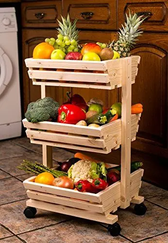 kitchen produce rack