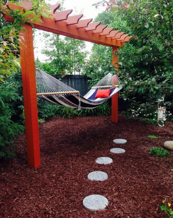 hammock and pergola
