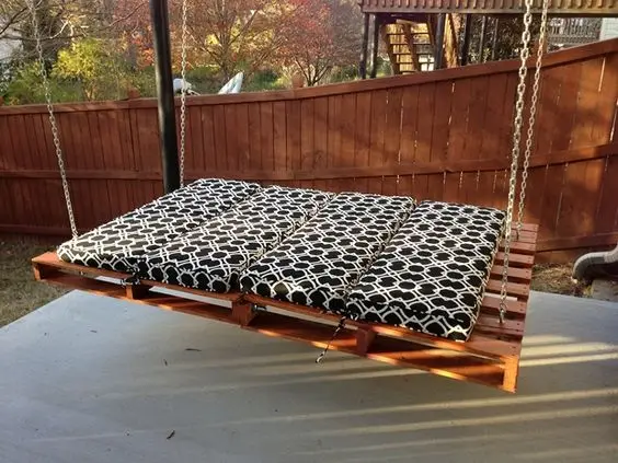 backyard swing bed