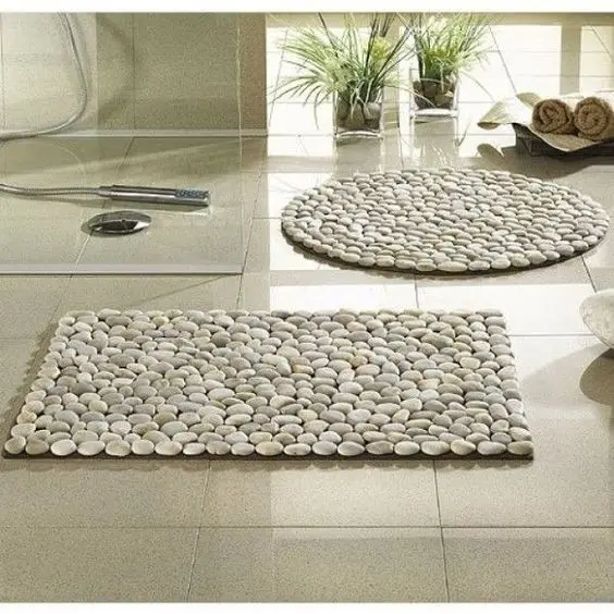 bathroom stone mat