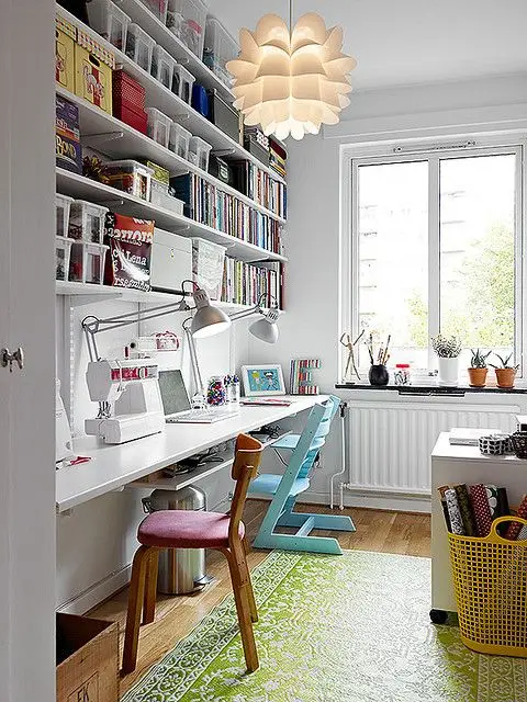 small creative home office