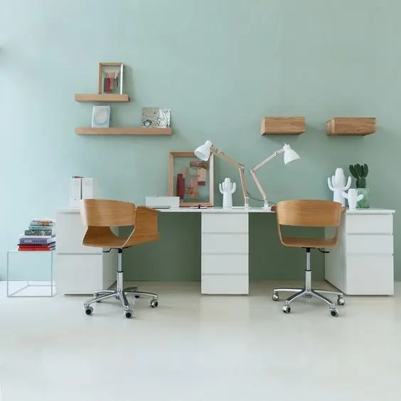green home office
