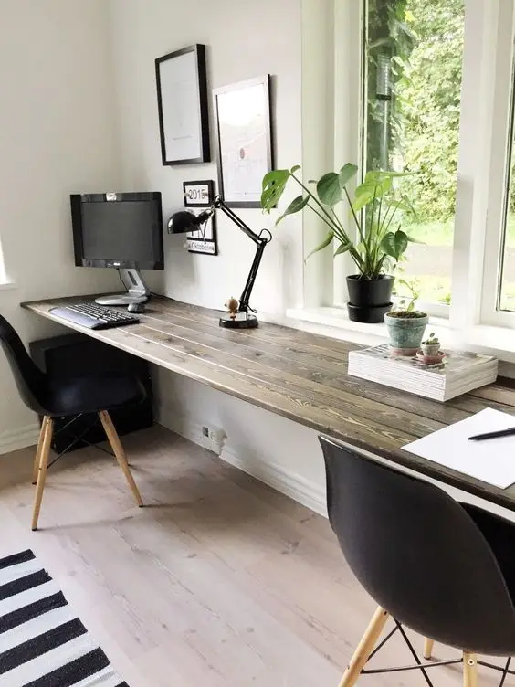 small modern home office