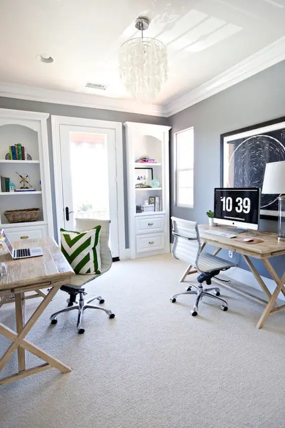 spacious home office