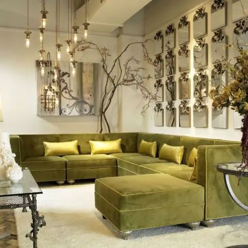 green living room