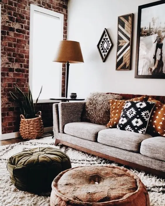 rustic living room