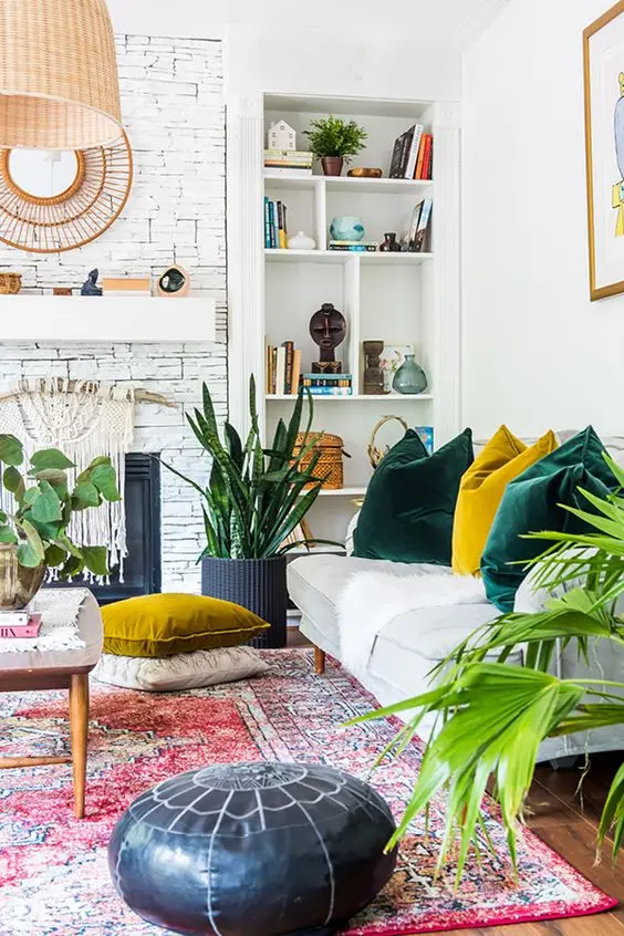colourful living room