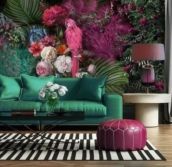 exotic wall mural