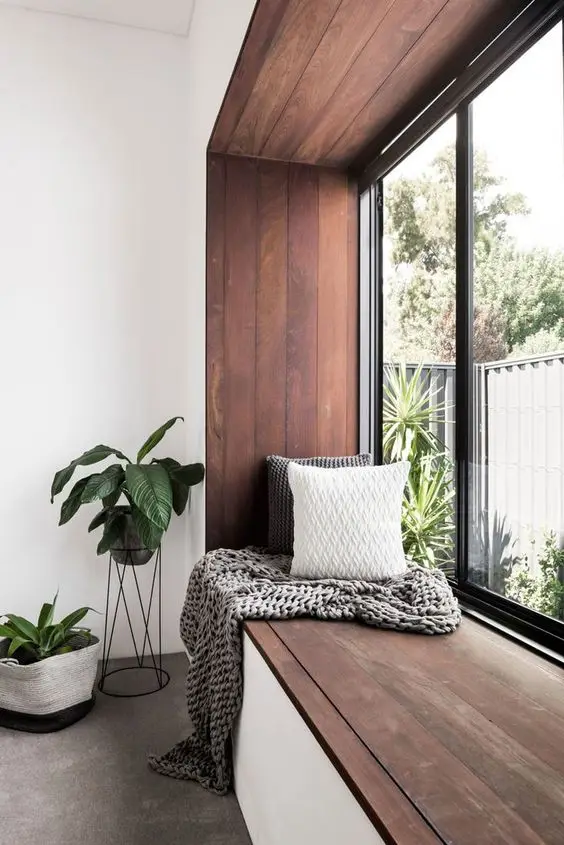 A Window Seat bedroom: A window seat added to your bedroom will boost the charm factor, offer an alternative comfy space
