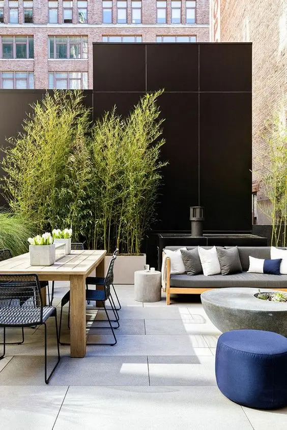 modern rooftop outdoor hub