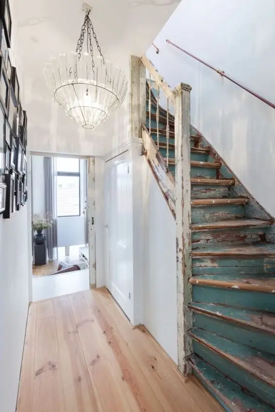 shabby chic stairs