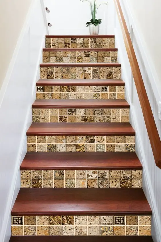 tiled riser