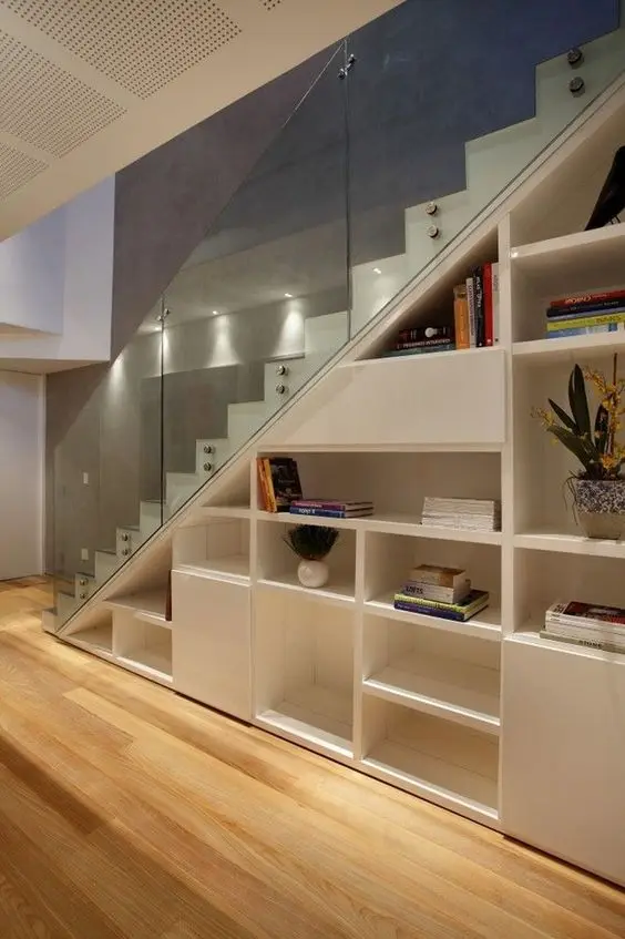 under the stairs storage