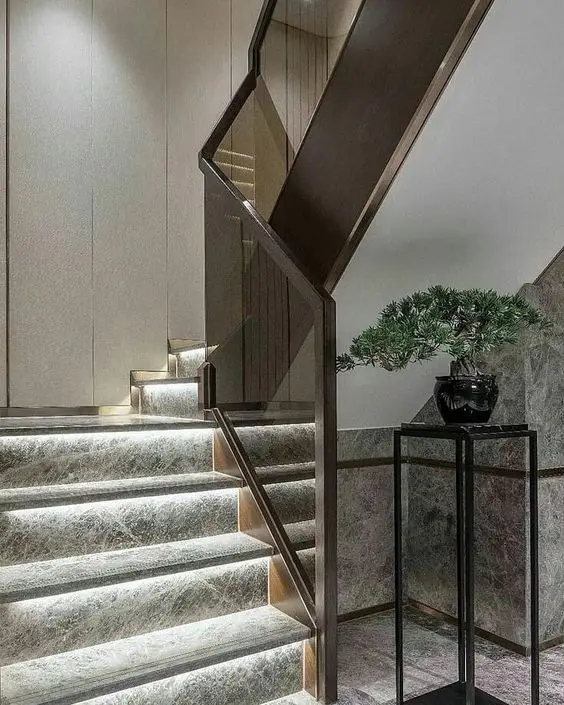 marble staircase