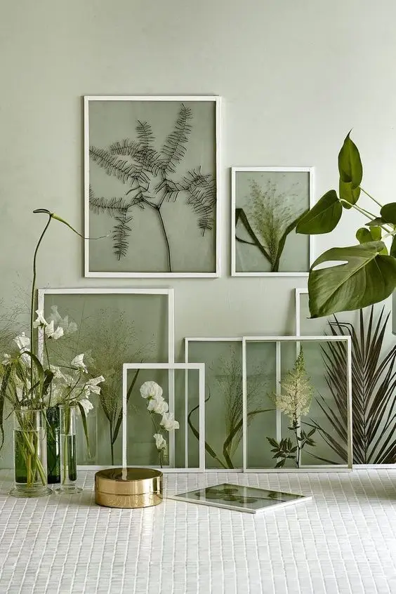 Framed Plants DIY home décor: You don’t have to be into botany to enjoy these creative and stunning framed plants décor. For