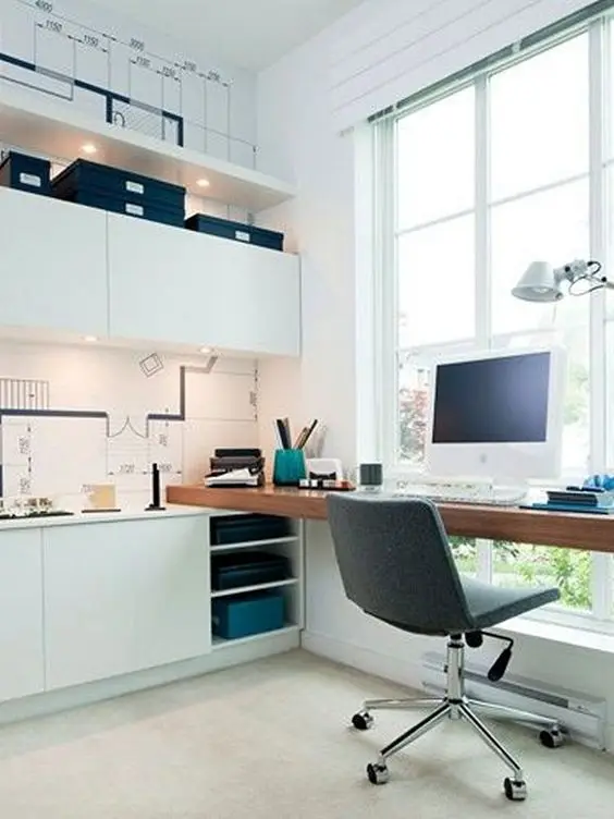 office by the window