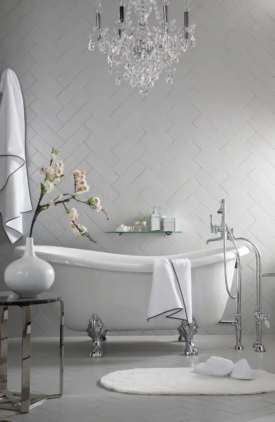 classic white bathroom