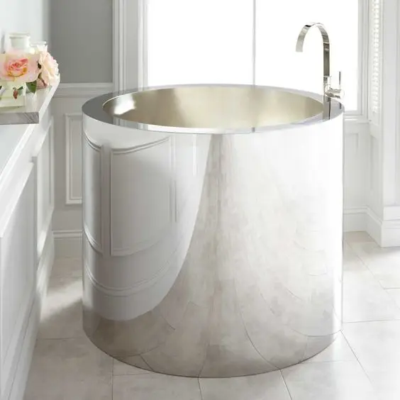 tall soaking bathtub